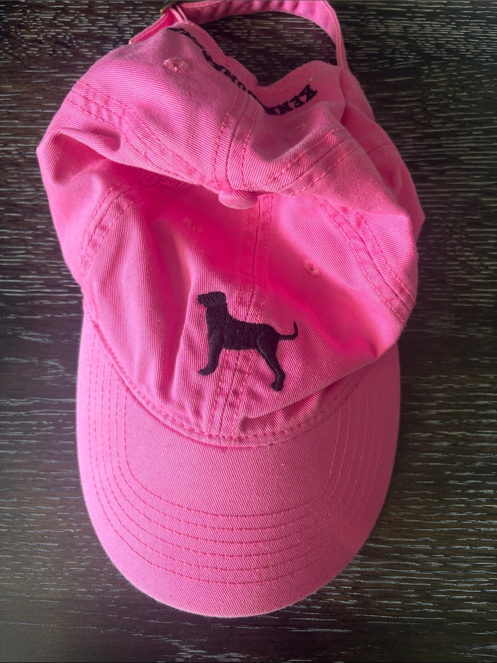 Black Dog Youth pink baseball cap